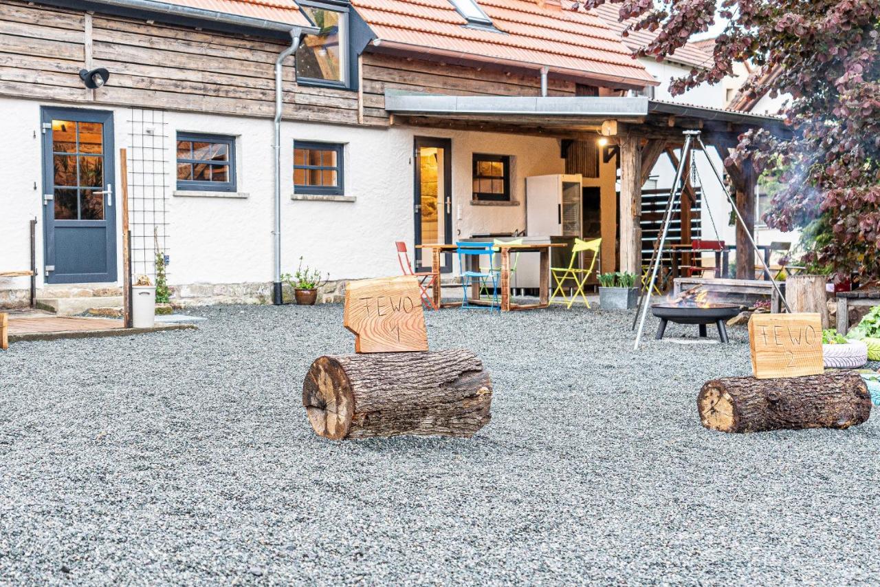 Schlafstaelle Appartement Geusfeld Buitenkant foto