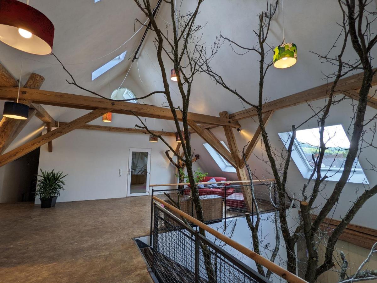 Schlafstaelle Appartement Geusfeld Buitenkant foto