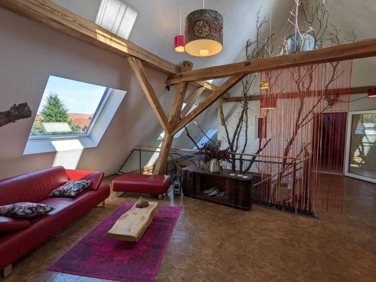 Schlafstaelle Appartement Geusfeld Buitenkant foto